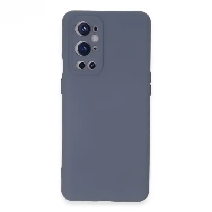 One Plus 9 Pro Kılıf Nano İçi Kadife Silikon - Gri