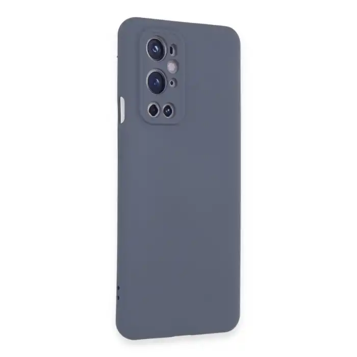 One Plus 9 Pro Kılıf Nano İçi Kadife Silikon - Gri