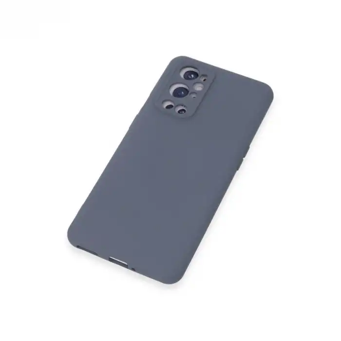 One Plus 9 Pro Kılıf Nano İçi Kadife Silikon - Gri