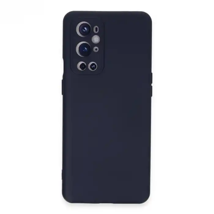 One Plus 9 Pro Kılıf Nano İçi Kadife Silikon - Lacivert