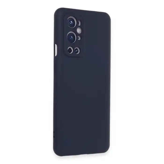 One Plus 9 Pro Kılıf Nano İçi Kadife Silikon - Lacivert