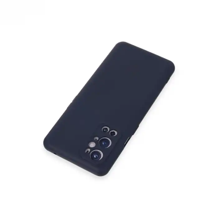 One Plus 9 Pro Kılıf Nano İçi Kadife Silikon - Lacivert