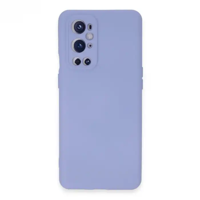 One Plus 9 Pro Kılıf Nano İçi Kadife Silikon - Lila