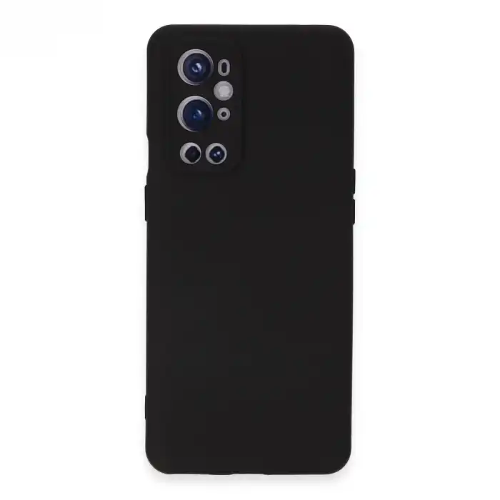 One Plus 9 Pro Kılıf Nano İçi Kadife Silikon - Siyah