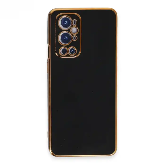 One Plus 9 Pro Kılıf Volet Silikon - Siyah