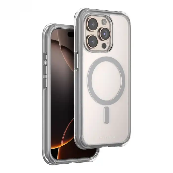 Onegif Apple İphone 15 Pro Max Hulk Magsafe Kapak - Titan Gri