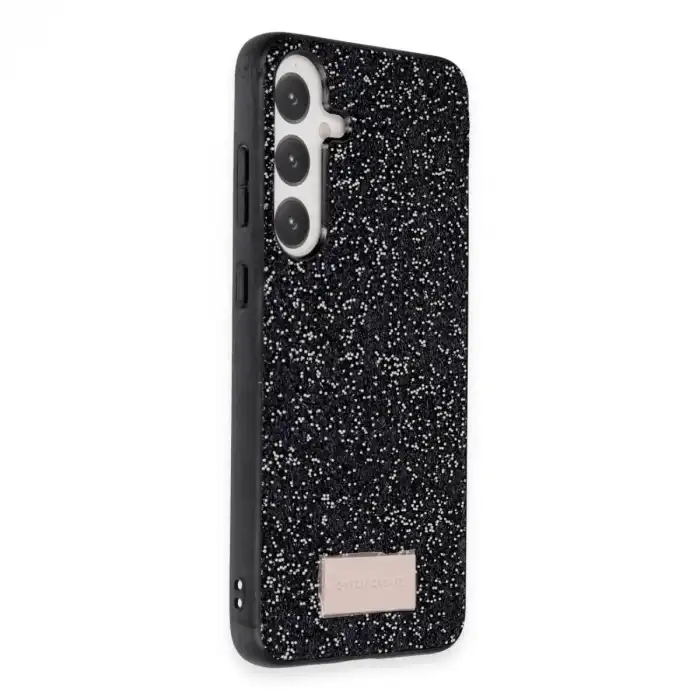 Onegif Samsung Galaxy A05s Bright Simli Kapak - Siyah