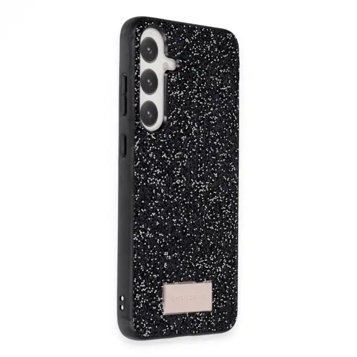 Onegif Samsung Galaxy A05s Bright Simli Kapak - Siyah