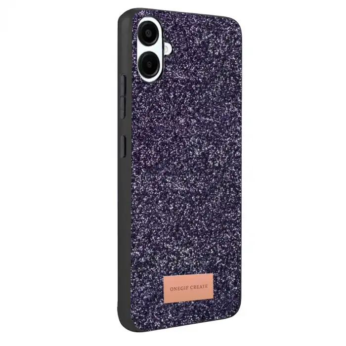 Onegif Samsung Galaxy A07 4g Bright Simli Kapak - Derin Mor