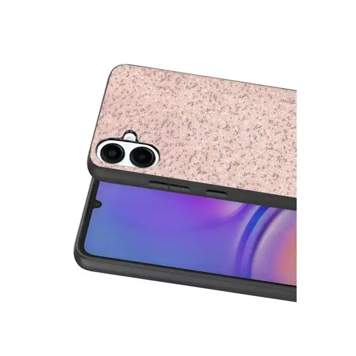 Onegif Samsung Galaxy A07 4g Bright Simli Kapak - Pembe