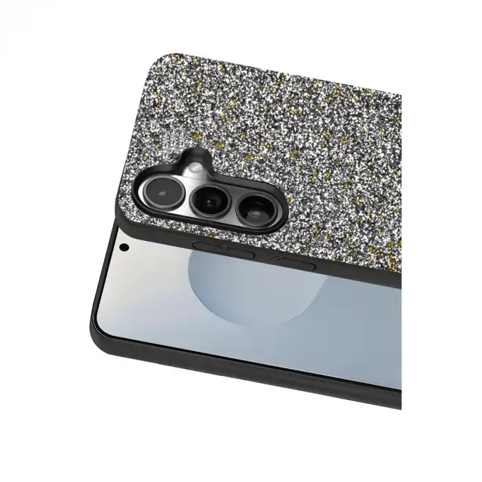 Onegif Samsung Galaxy S25 Plus Bright Simli Kapak - Gold