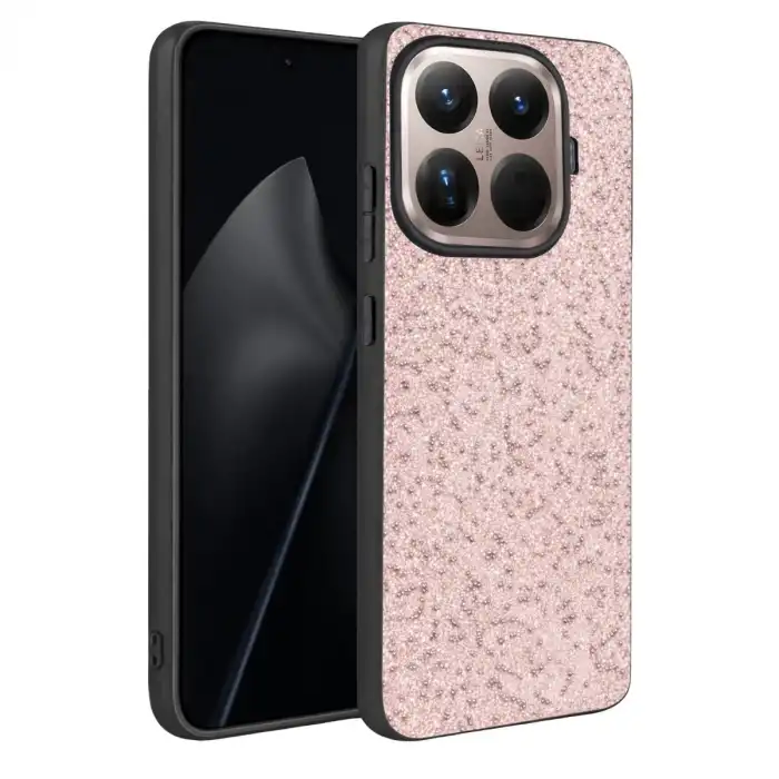 Onegif Xiaomi Mi 15t Pro Bright Simli Kapak - Pembe