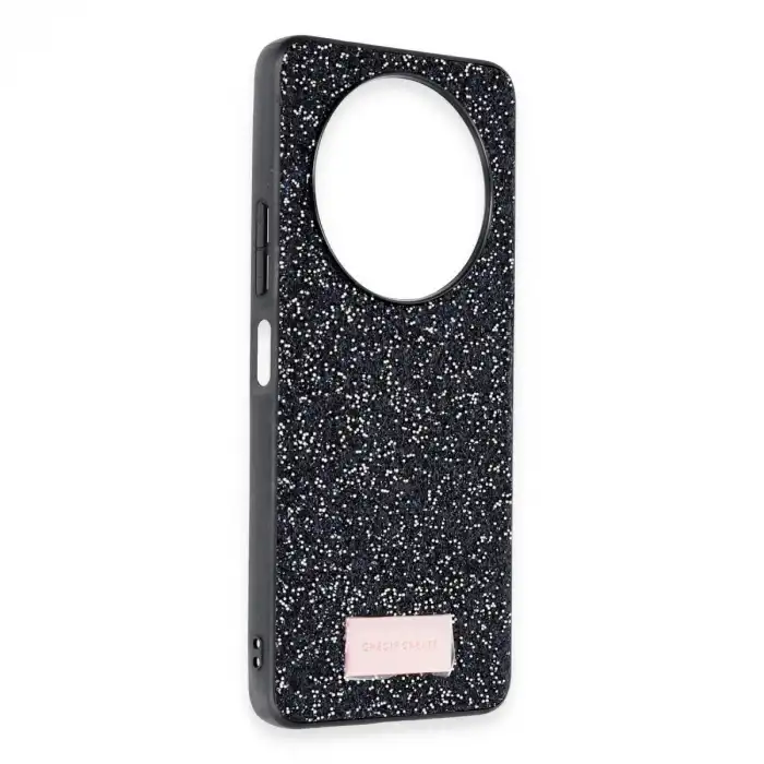 Onegif Xiaomi Redmi A3 4g Bright Simli Kapak - Siyah