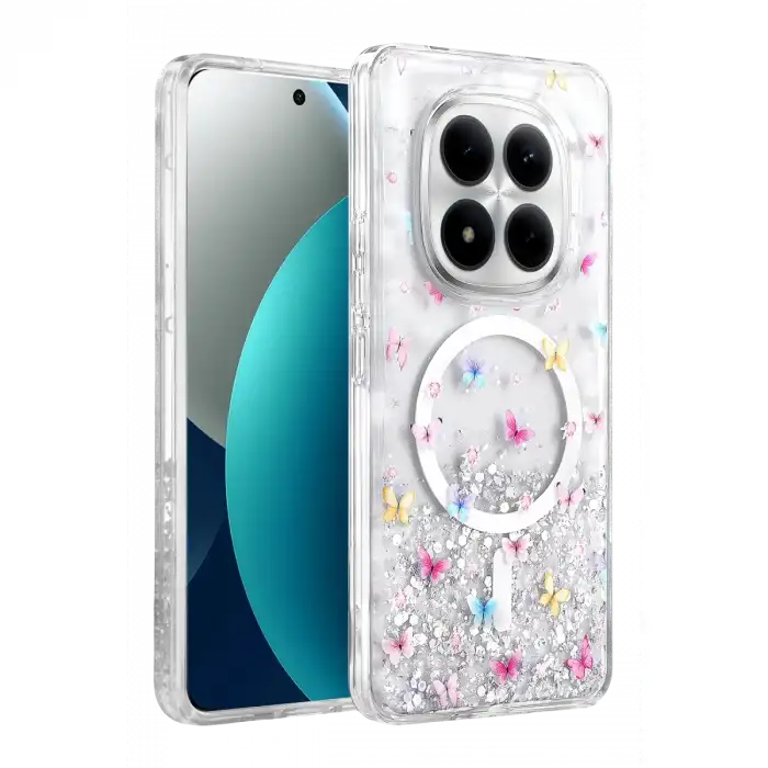 Onegif Xiaomi Redmi Note 15 4g Misk Simli Magsafe Kapak - Desen 4