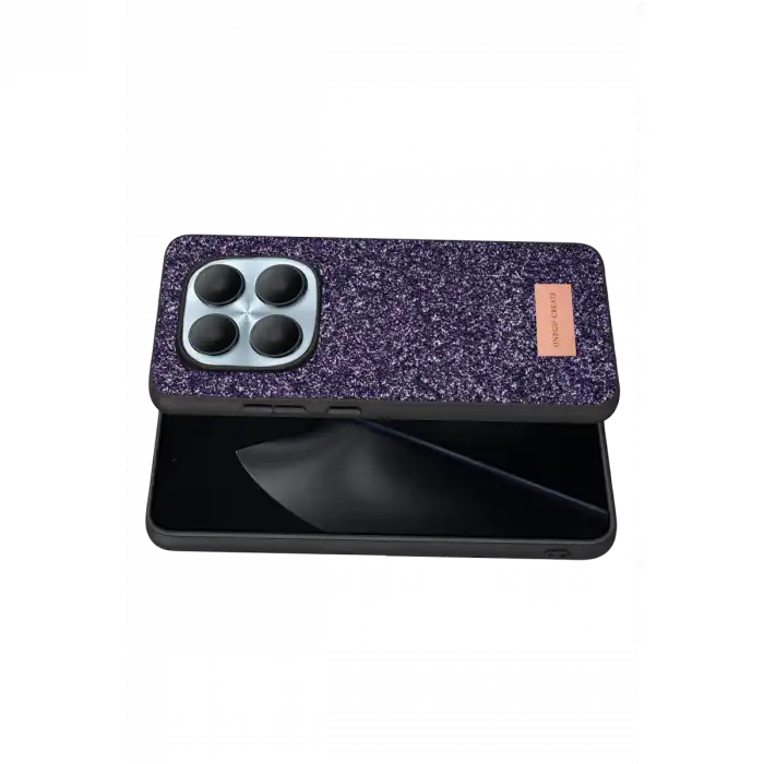 Onegif Xiaomi Redmi Note 15 Pro 4g Bright Simli Kapak - Derin Mor