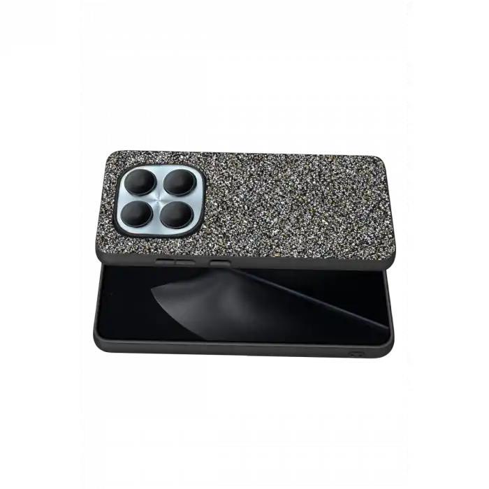 Onegif Xiaomi Redmi Note 15 Pro 5g Bright Simli Kapak - Gold