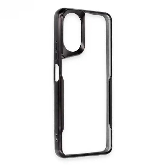 Oppo A38 Kılıf Boyi Silikon Kapak - Siyah