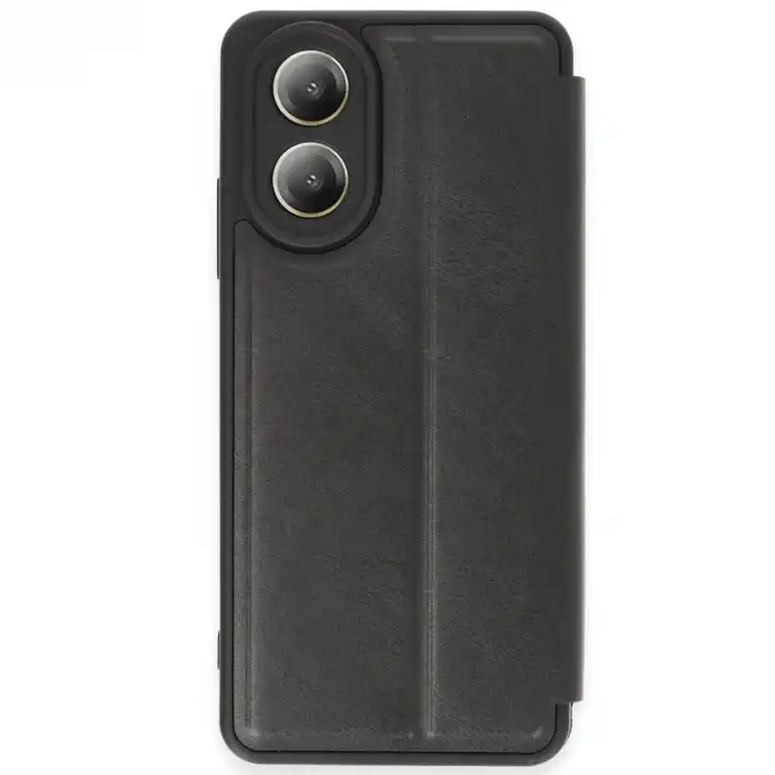 Oppo A38 Kılıf Flip Cover - Siyah