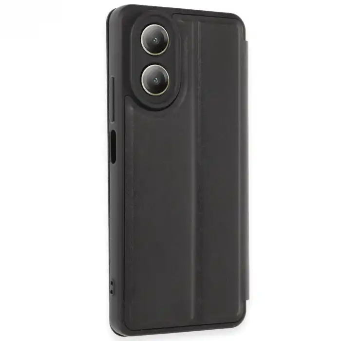 Oppo A38 Kılıf Flip Cover - Siyah