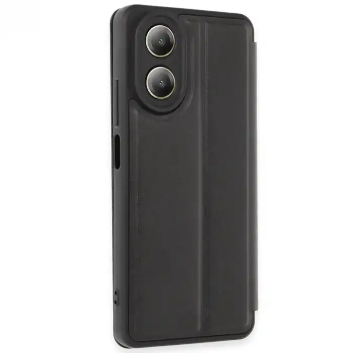 Oppo A38 Kılıf Flip Cover - Siyah
