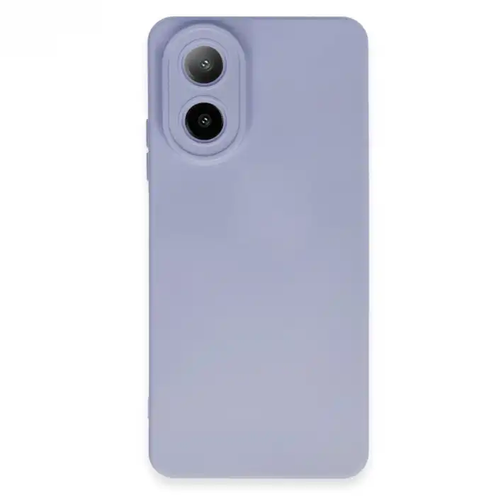 Oppo A38 Kılıf Nano İçi Kadife Silikon - Lila