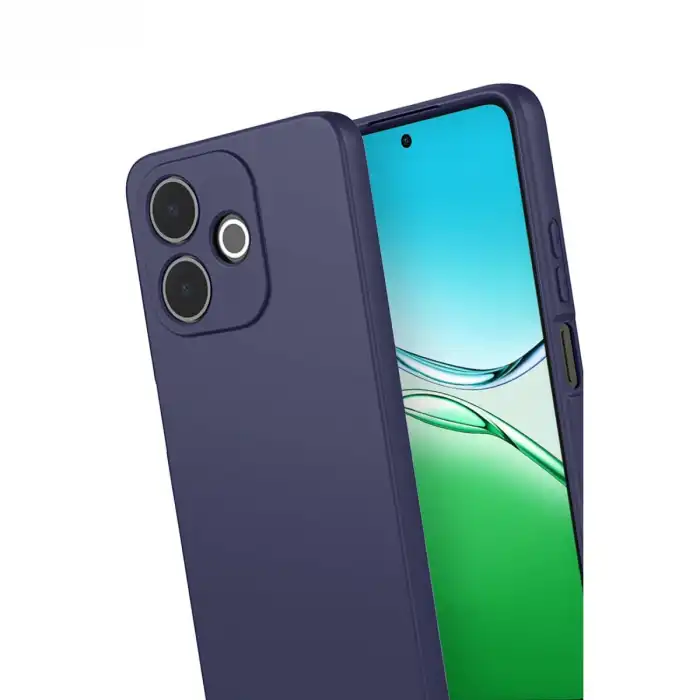 Oppo A5 Pro 4g First Silikon - Lacivert