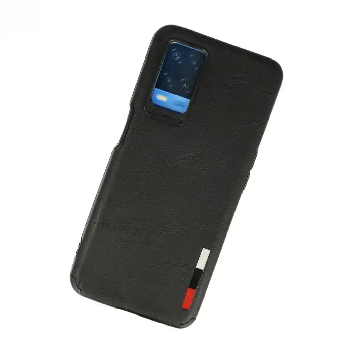 Oppo A54 4g Kılıf Loop Deri Silikon - Siyah