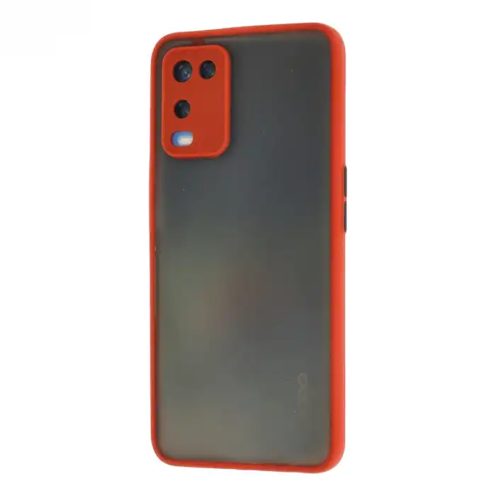 Oppo A54 4g Kılıf Montreal Silikon Kapak - Kırmızı
