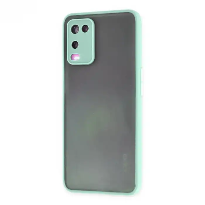 Oppo A54 4g Kılıf Montreal Silikon Kapak - Turkuaz
