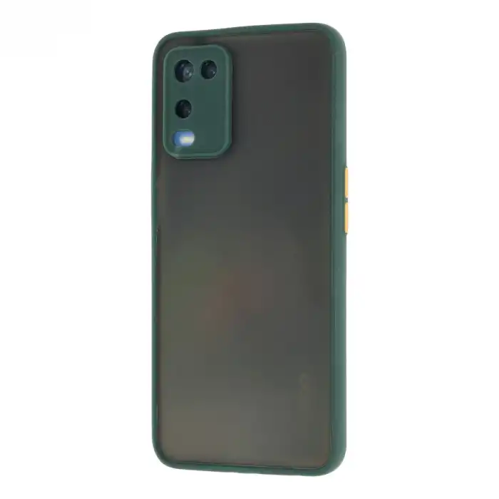 Oppo A54 4g Kılıf Montreal Silikon Kapak - Yeşil