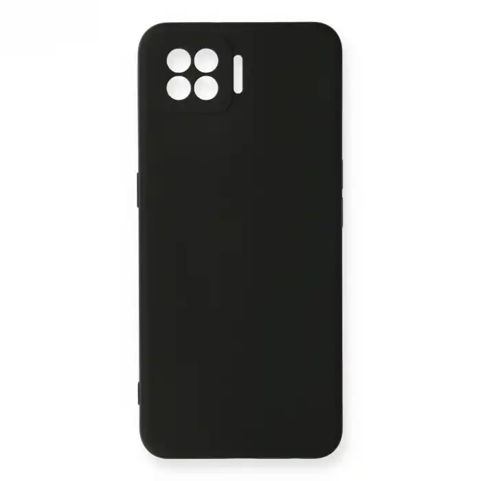 Oppo A73 Kılıf Nano İçi Kadife Silikon - Siyah