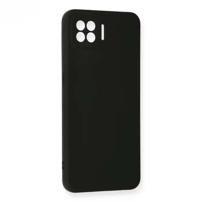Oppo A73 Kılıf Nano İçi Kadife Silikon - Siyah