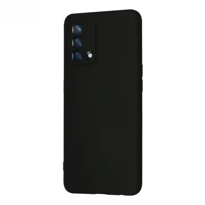 Oppo A74 4g Kılıf Nano İçi Kadife Silikon - Siyah