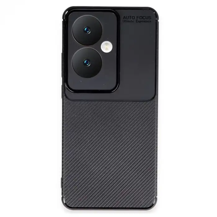 Oppo Reno 11f Kılıf Auto Focus Karbon Kapak - Siyah