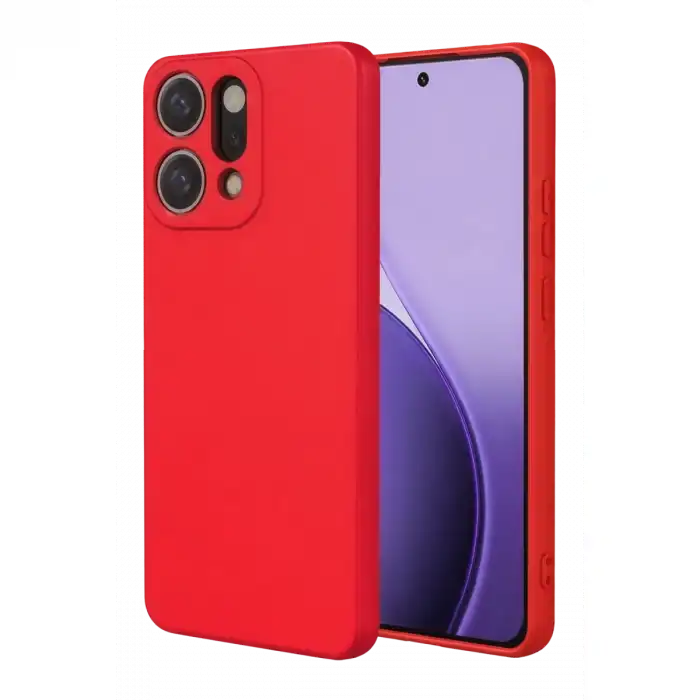 Oppo Reno 14 First Silikon - Kırmızı