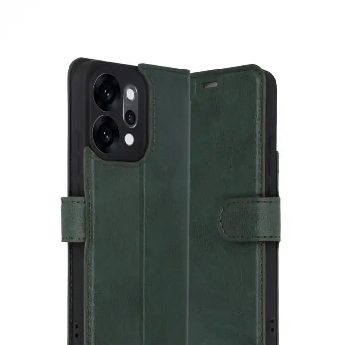 Oppo Reno 14 Trend S Plus Kapaklı Kılıf - Yeşil