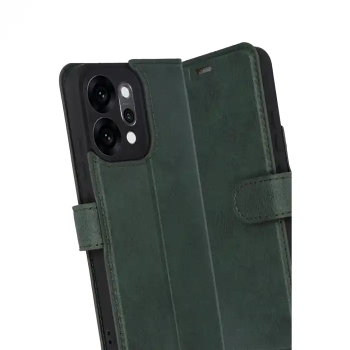Oppo Reno 14 Trend S Plus Kapaklı Kılıf - Yeşil