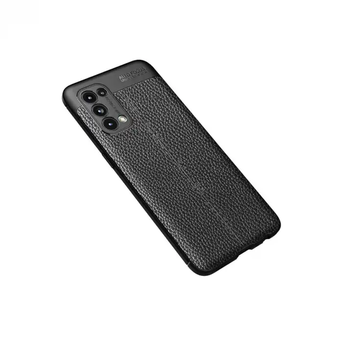 Oppo Reno 5 Kılıf Auto Focus Kapak - Siyah