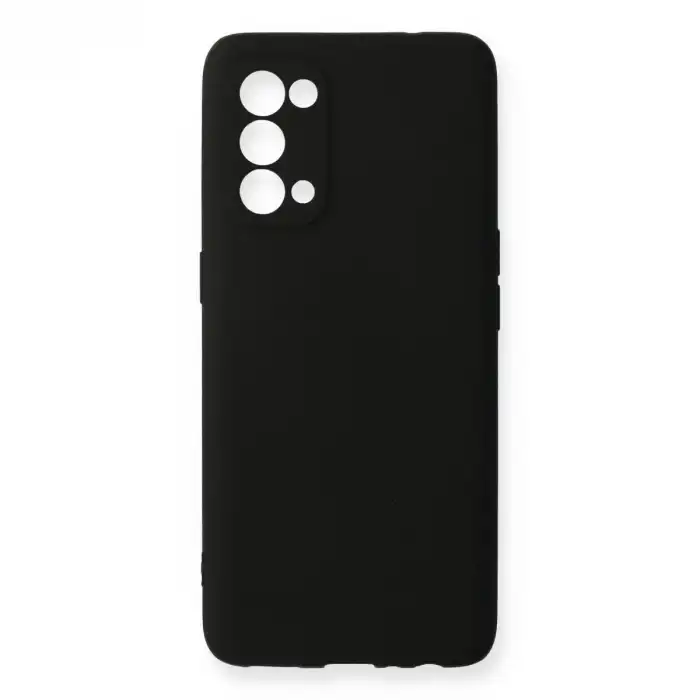 Oppo Reno 5 Pro Kılıf First Silikon - Siyah