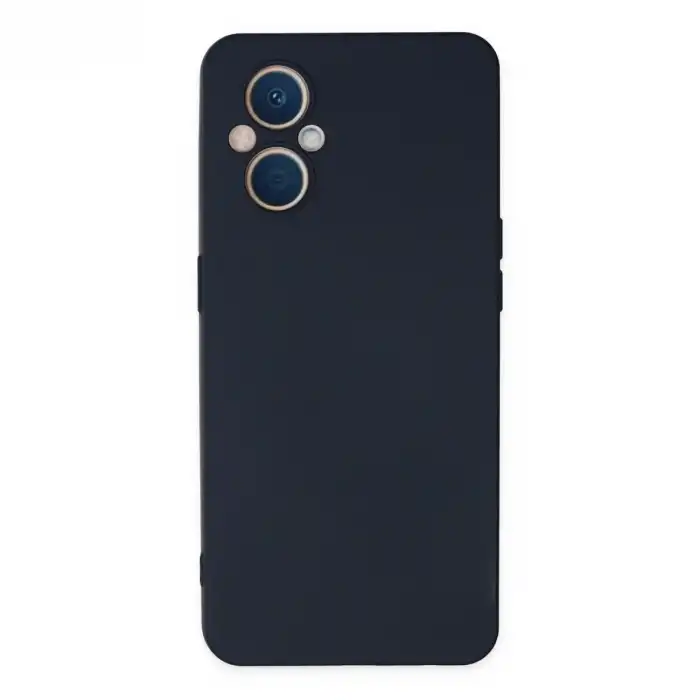 Oppo Reno 7 Lite Kılıf Nano İçi Kadife Silikon - Lacivert