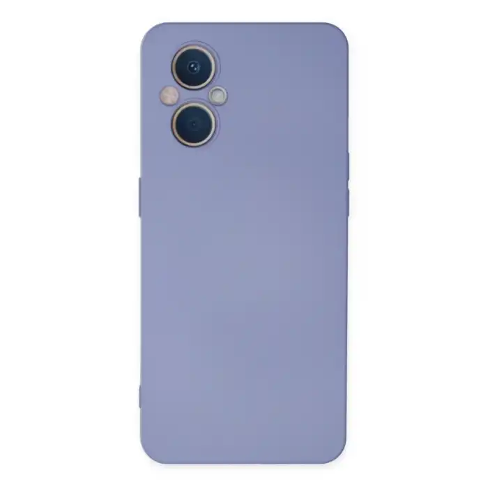 Oppo Reno 7 Lite Kılıf Nano İçi Kadife Silikon - Lila