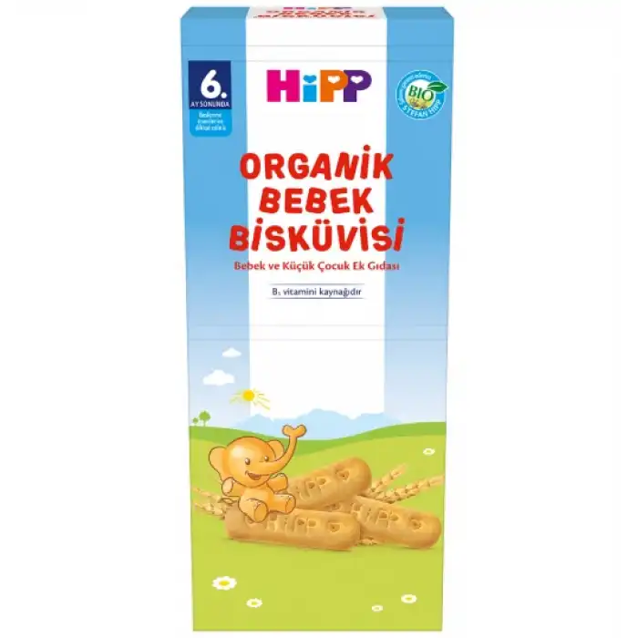 Organik Bebek Bisküvisi 180 Gr
