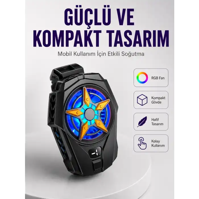 Yarı İletken Çipli Güçlü Telefon Soğutma Aleti Yeni Nesil