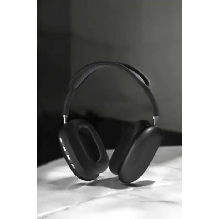 P9 Plus Kulaklık Siyah Bluetooth Bağlantılı Kulak Üstü Kablosuz