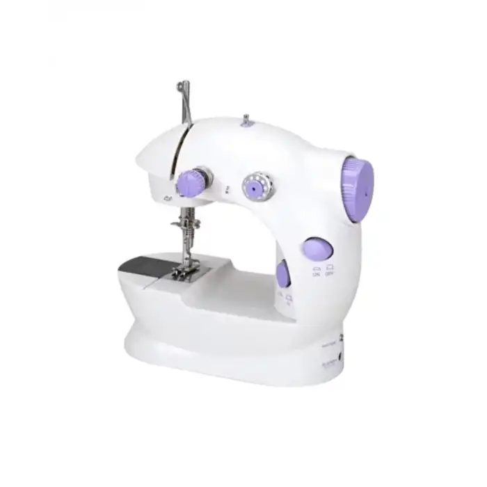 Pedallı Mini Dikiş Makinesi Çift Makara Kilitli Dikiş