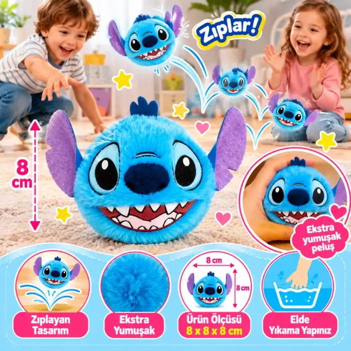 Peluş  Zıplayan Top Stitch 8 cm