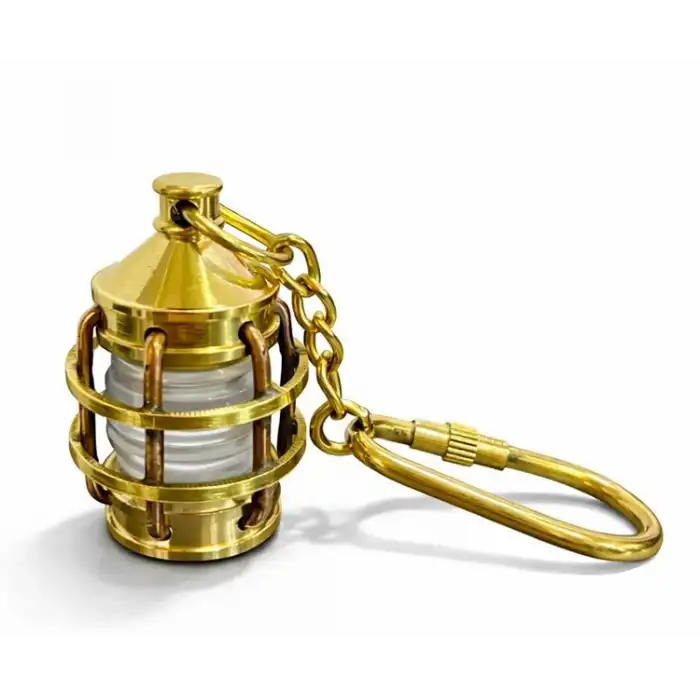 Pirinç Anahtarlık Gemi Lambası 2098b