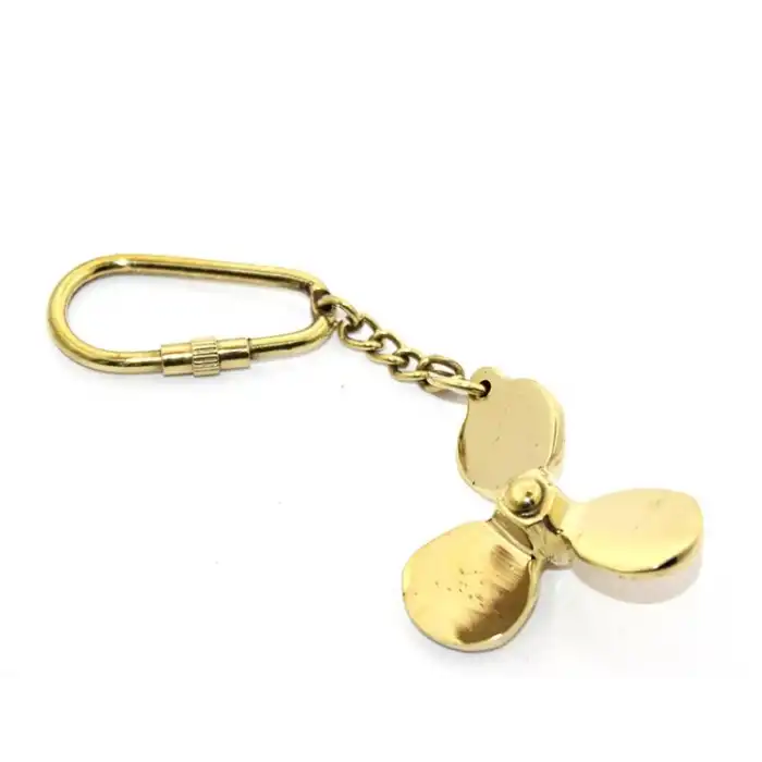 Pirinç Pervane Tasarımlı Anahtarlık 2100d