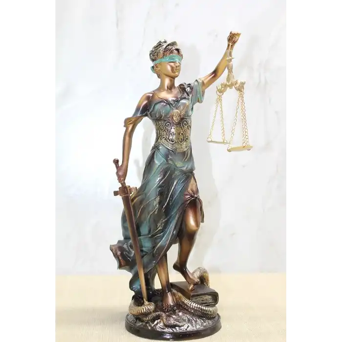 Polyester Adalet Figürü Alk4423