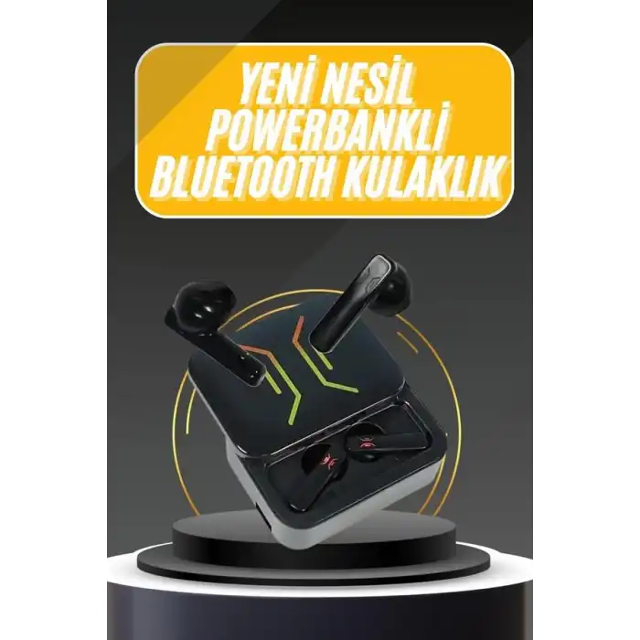 Powerbank Bluetooth Kulaklık Oyuncu Kulaklığı Yüksek Ses Kaliteli